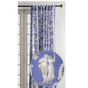 Maison d' Hermine Curtains for Living Room 100% Cotton 96 inch Length One Panel